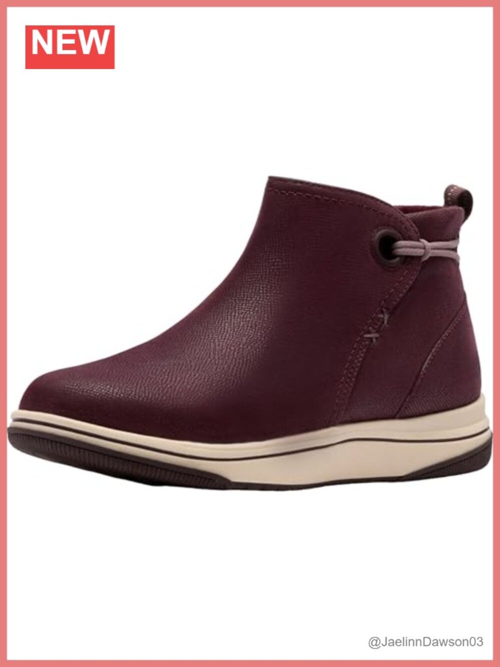 Clarks Breeze Derby Ankle Boots Lightweight Comfort Zip